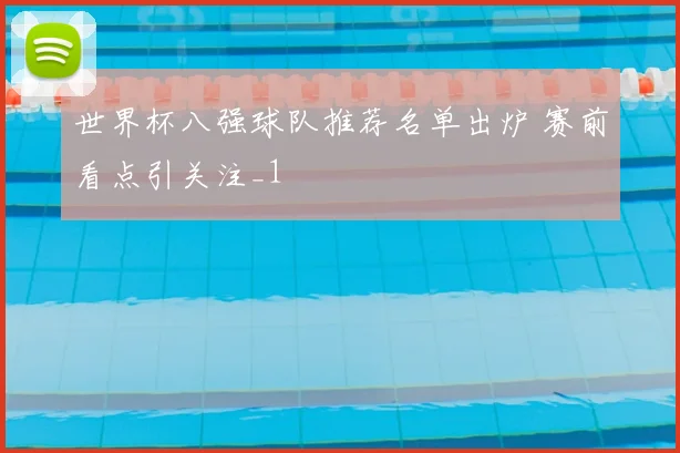 世界杯八强球队推荐名单出炉 赛前看点引关注_1