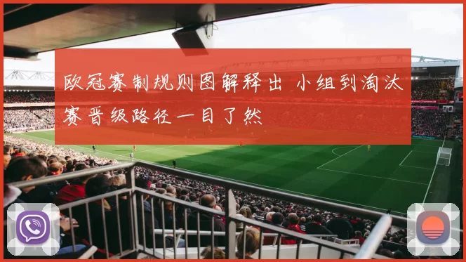 欧冠赛制规则图解释出 小组到淘汰赛晋级路径一目了然