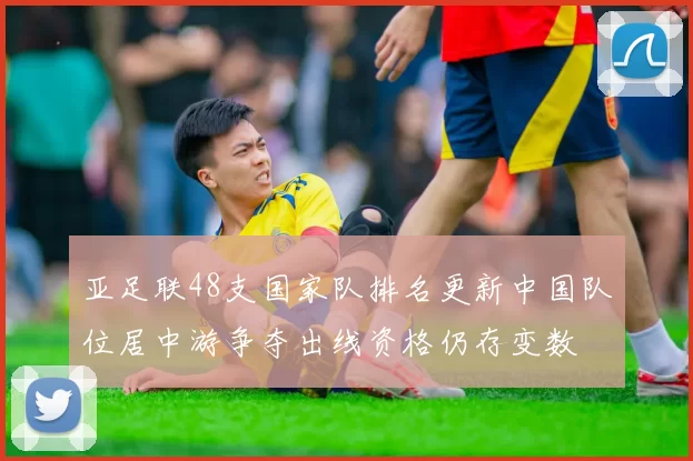 亚足联48支国家队排名更新中国队位居中游争夺出线资格仍存变数